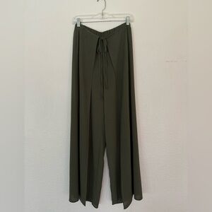 Olive Green Palazzo Pants